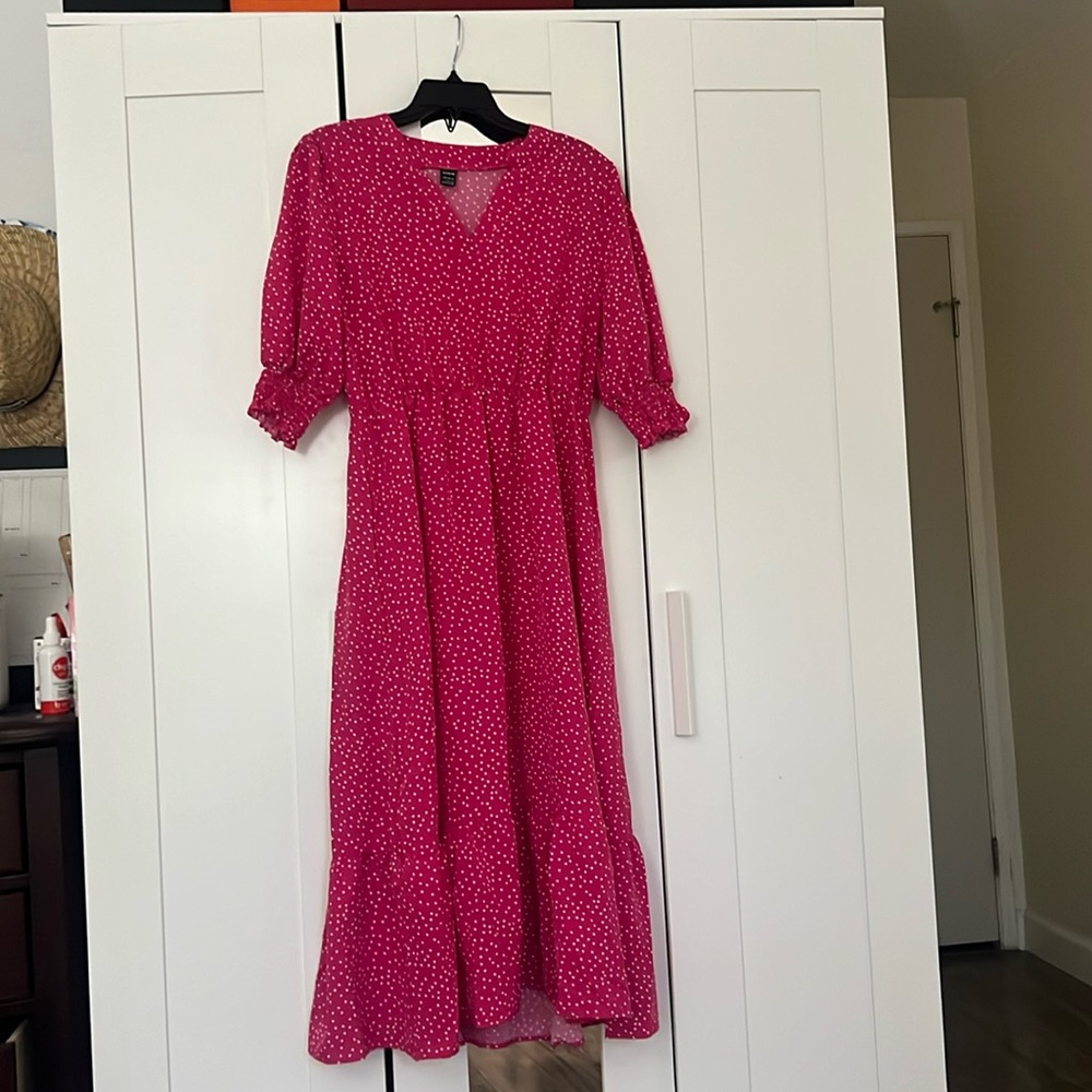 SHEIN Pink dress size Large fits like medium